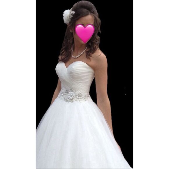 Allure Romance Strapless Ball Bridal Gown 2607 - Picture 5 of 16